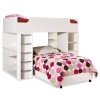 Logik Twin Loft Bedroom Set in White - SS-3360A4
