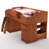 Imagine Twin Loft Bed with Storage - SS-3576A3