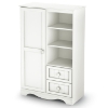 Savannah Cottage Style Armoire in White - SS-3580038