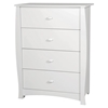 Beehive Chest - 4 Drawers, Pure White - SS-3640034