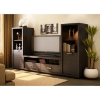 Skyline Chocolate Brown Bookcase / Display Case - SS-4359651