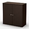 Store It 2-Door Storage Cabinet in Chocolate Brown - SS-5059773