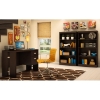 Element Chocolate Brown Desk with Metal Accents - SS-7219711