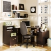 Element Chocolate Brown Corner Desk - SS-7219780