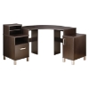 Element Chocolate Brown Corner Desk - SS-7219780
