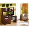 Squared Multi-Level Computer Desk in Royal Cherry - SS-7246787