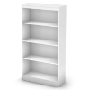 Axess White Bookcase with 4 Open Shelves - SS-7250767C