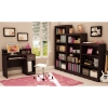 Axess Brown Bookcase / Display Unit with 3 Shelves - SS-7259766