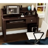 Compact-Fit Transitional Desk in Chocolate Brown - SS-7259795