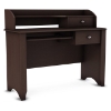 Compact-Fit Transitional Desk in Chocolate Brown - SS-7259795
