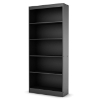 Axess Contemporary 5-Shelf Bookcase in Black - SS-7270768