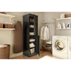 Morgan Narrow Storage Cabinet - Pure Black - SS-7270973