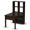Annex Desk and Bookcase in Mocha - SS-7279798