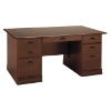 Vintage Louis-Philippe Style Office Desk in Cherry - SS-7368718