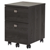 Interface Mobile File Cabinet - 2 Drawers, Gray Oak - SS-9026691