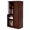 Morgan 4 Doors Shaker Armoire - Royal Cherry - SS-9071971