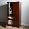 Morgan 4 Doors Shaker Armoire - Royal Cherry - SS-9071971