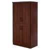 Morgan 4 Doors Shaker Armoire - Royal Cherry - SS-9071971