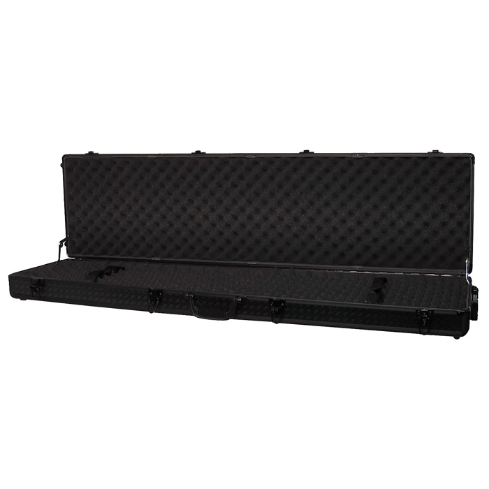 AluminumLock Series Double Rifle Case - Rubber Wheels | DCG Stores