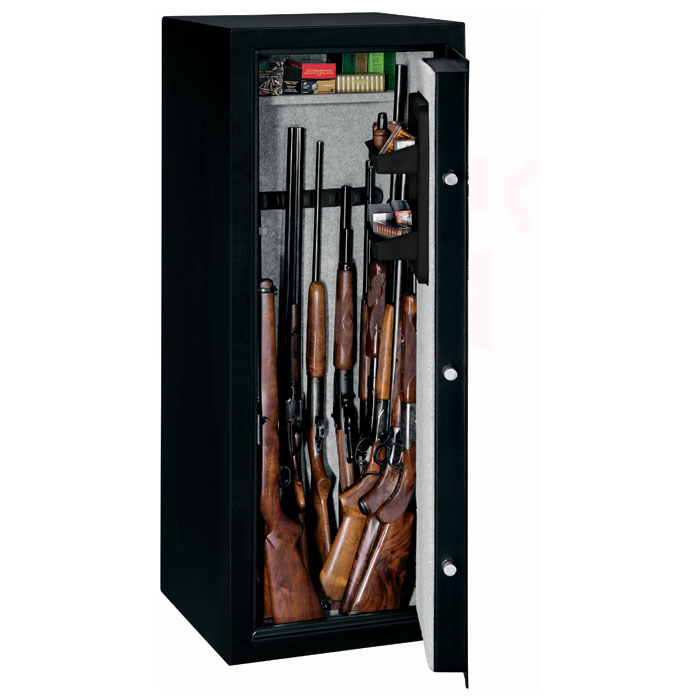 Security Safe w/ Combination Lock in Black - 16 Gun Capacity | DCG Stores