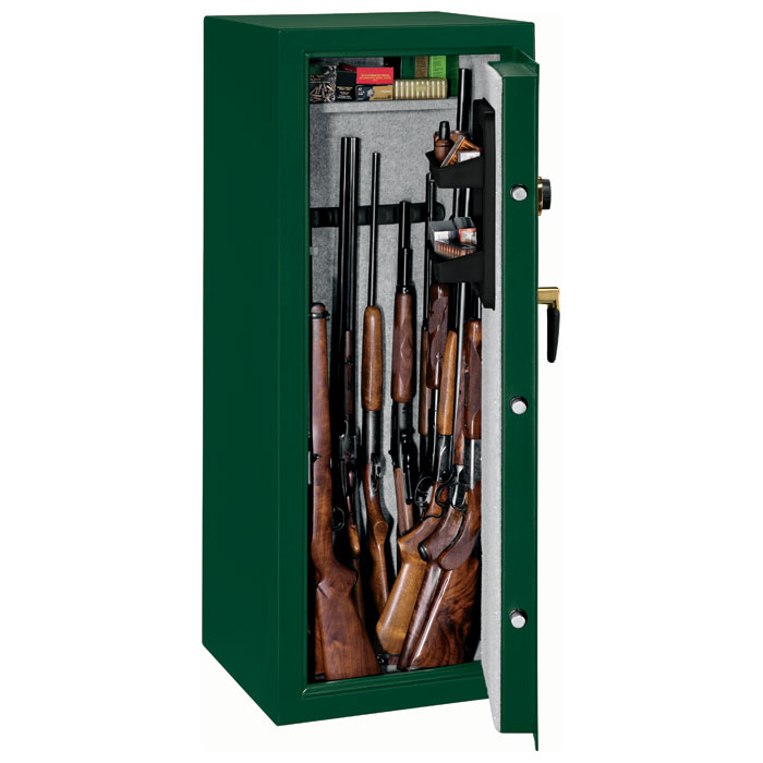 Security Safe w/ Combination Lock in Green - 16 Gun Capacity | DCG Stores