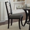 Cayman Modern Round Dining Set - Glass, Metal, Marble, Wood - SSC-CY480-5PC