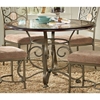 Thompson 5 Piece Dinette Set with Metal Scroll and Marble Accents - SSC-TP450-5PC