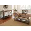 Winston Coffee Table - Distressed Tobacco, Antiqued Metal - SSC-WN400C