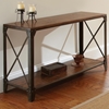 Winston Sofa Table - Distressed Tobacco, Antiqued Metal - SSC-WN400S