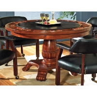 Tournament Game/Dining Table with Black Top