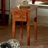 Davenport Chairside End Table in Dark Cherry 