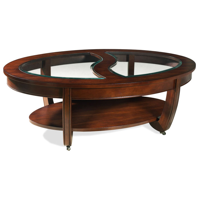 London Cocktail Table with Glass Inserts | DCG Stores