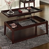 Clemson Rectangular Coffee Table - Lift Top, Dark Cherry - SSC-CL900C