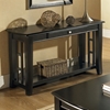 Cassidy Black Sofa Table with Curved Legs - SSC-HA250S