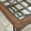 Levante Rustic Cocktail Table - Glass, Metal, Wood - SSC-LV100C