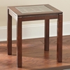 Dixon Coffee Table & Side Tables Set - Tempered Glass, Cherry - SSC-DX3000