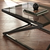 Darius Modern Occasional Tables Set - Tempered Glass, Metal Base - SSC-DS3000