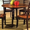 Abaco Round Dual Drop Leaf Dinette Table with Four Side Chairs - SSC-AB-DINETTE-5PC