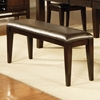 Victoria Chocolate Upholstered Seat Bench - SSC-VC400BN