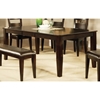 Victoria 6 Piece Wood Dining Set in Mango Finish - SSC-VC400-6PC