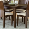 Harlow Dining Set - Extension Table, Cream Fabric, Tobacco Wood - SSC-HO500-7PC