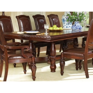 Antoinette Extending Dining Table with Hand Carved Legs 