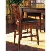Hillsboro Counter Height Chair with Slatted Back (Set of 2) - SSC-HL500CC
