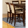 Marseille Counter Chair - Dark Cherry, Cream Seat & Back - SSC-MS900CC