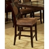 Montblanc 24" Contemporary Counter Chair - Merlot Finish - SSC-MB400CC