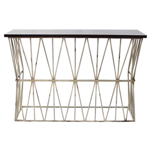 Metal Console Table with MDF Top 