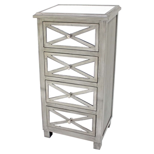 4-Drawer Wood Cabinet 