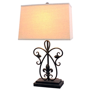 27.5"H Table Lamp - Square Shade (Set of 2) 
