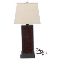 30.75"H Table Lamp - Off-White Shade (Set of 2)