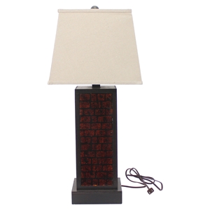 30.75"H Table Lamp - Off-White Shade (Set of 2) 